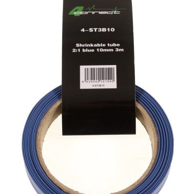 FOUR Connect 4-STS3B10 Shrink Tube, 2:1 Blue 10mm 3m