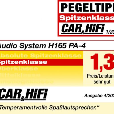Audio System H165PA-4
