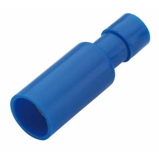 NEKO Rundsteckhülse isoliert, 1,5-2.5mm², blau, 4mm (100er Pack)