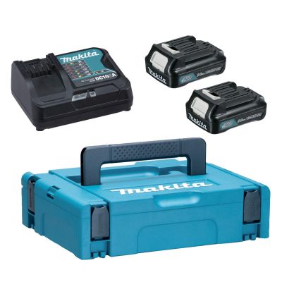 Makita Akku-Set und Ladegerät 12 V 2,0 Ah